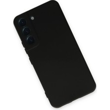 Sylar Samsung Galaxy S22 Kılıf Nano Içi Kadife Silikon - Siyah