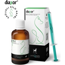 VETQ0M Diaxor Köpek Kan Şekeri Düzenleyici ve Kilo Kontrol Damlası 90 ml