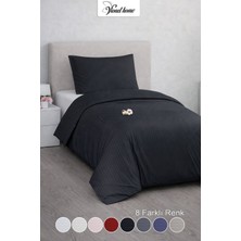 Vionel Home Tek Kişilik %100 Pamuk Saten Nevresim Seti | Premium Seri | 8 Renk Seçeneği (160X220)