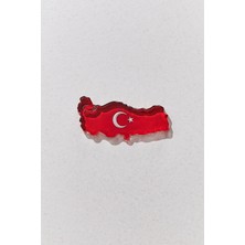 Paşabahçe Türkiye Ayyıldız Kağıt Ağırlığı Kırmızı