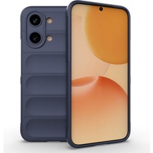 Gpack Xiaomi Poco X8 Pro Max Kılıf Etnik Optimum Silikon Lacivert