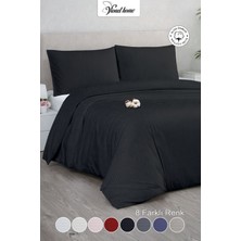 Vionel Home Çift Kişilik %100 Pamuk Saten Nevresim Seti | Premium Seri | 8 Renk Seçeneği (200X220)