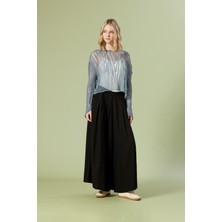 Nisan Triko Ajurlu Triko Bluz