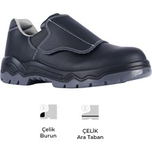 Mekap Pro Bora 096 S3 Src Vidala Deri Çelik Burun Çelik Ara Taban Kaynakçı Izabeci Iş Ayakkabısı