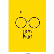 Pixaflair - Harry Potter - Yellow - Tablo - Çerçevesiz Film Poster