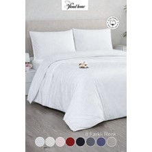 Vionel Home Çift Kişilik %100 Pamuk Saten Nevresim Seti | Premium Seri | 8 Renk Seçeneği (200X220)
