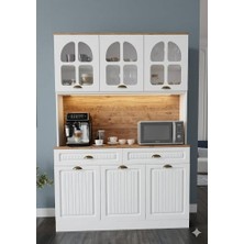 y&a kıraasyon  kahve köşesi mutfak dolabı ld ışıklı kahve köşesi