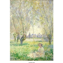 Pixaflair - Claude Monet's Woman Seated Under The Willows - Tablo - Çerçevesiz Poster