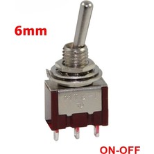 Maroces MR-139A Toggle Swıtch On-Off 3 Bacaklı (MTS-102) A Kalite (Kırmızı)