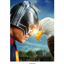 Pixaflair - Peacemaker - Bald Eagle - Tablo - Çerçevesiz Film Poster