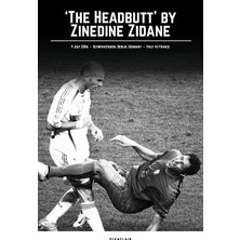 Pixaflair - Zinedine Zidane Moment - Tablo - Çerçevesiz Poster