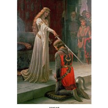 Pixaflair - Accolade By Edmund Blair Leighton - Tablo - Çerçevesiz Poster