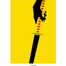 Pixaflair - Kill Bill - Black & Yellow Blade - Poster - Çerçevesiz Poster