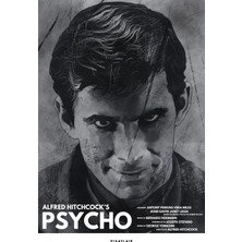Pixaflair - Alfred Hitchcock's Psycho - Tablo - Çerçevesiz Film Poster