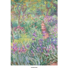 Pixaflair - The Artist’s Garden In Giverny By Claude Monet - Tablo - Çerçevesiz Poster