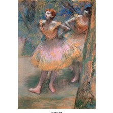 Pixaflair - Two Dancers By Edgar Degas - Tablo - Çerçevesiz Poster