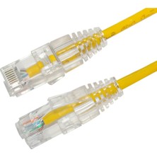 Binbir Göz Bilgisayar Ods C6-Utp-Lszh-Yel 1mt Utp Cat6 Patch Cord Lsoh Sarı 4X2X24# 24 Awg