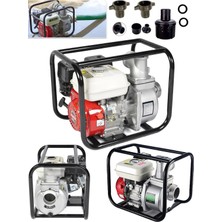 Moonshop Alman 9 Hp Turbo Benzinli Su Motoru Motopomp 2 Parmak Yakıt Cimrisi 2 Inc-Benzınlı-Su-