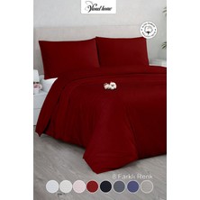 Vionel Home Çift Kişilik %100 Pamuk Saten Nevresim Seti | Premium Seri | 8 Renk Seçeneği (200X220)