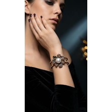 Paun Store Incili Bakır Kelepçe