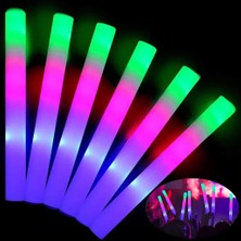 Esranın Dünyası LED Işıklı 3 Modlu Kauçuk Işıklı Sünger Parti Çubuk Sopa - 46 cm (6’lı Paket) RSPRD34-ES