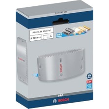 1 x Pro Multi Malzeme Delik Testeresi (Yumuşak Ahşap, Alçıpan Duvar Için, Ø 105 Mm, Profesyonel Aksesuar Matkap/tornavida)