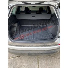 Badela Skoda Kodiaq 2017 Uyumlu 3D Kauçuk Bagaj Havuzu