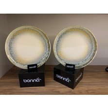 Bonna 6 'lı Knidos Gourmet Düz Tabak 25 cm