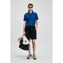 Lufian Laon Smart Erkek Polo Tişört Koyu Saks