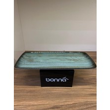 Bonna 2'li Madera Mint Moove Dikdörtgen Tabak 34*16 cm