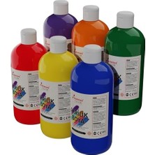 Ara Renkler Akrilik Boya 6'lı Set 6X500GR