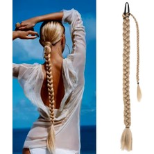 Beei Üçlü Örgülü Tokalı Bağlamalı At Kuyruğu / Balköpüğü