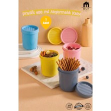 Muf Home Pratik Bebek Atıştırmalık ve Mama Saklama Kabı 600 ml | Bpa Içermez Renkli Çerezlik