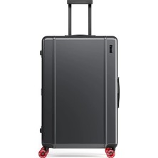 Floyd Antrasit Çekçekli Sert Valiz Floyd Trunk, Tarmac Grey