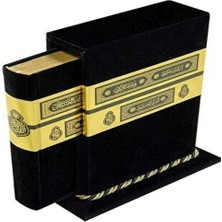 Beei Kabe Kutulu Kadife Kur'an-I Kerim (Büyük Cep Boy)
