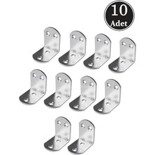 L Demir Gönye Köşebent, 30X30X23 Mm, Kenar, Köşe Bağlantı Demiri, Mobilya, Dolap, Masa,, Raf, Kitaplık, Karavan,,, Ahşap, Lama Sabitleme Aparatı (10 Adet)