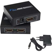 Plus PX-5002 1080P 2k 4K UHD 2 Port HDMI Spliter (Adaptörlü)