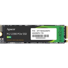 Apacer AS2280P4X 256GB 2100/1000MB/S Nvme Pcıe GEN3X4 M.2 SSD Di