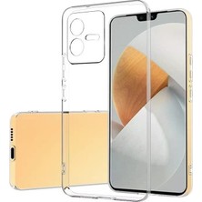Prolysus Vivo Y22S Kılıf Kamera Korumalı Şeffaf Yumuşak Silikon Kılıf