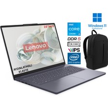 Lenovo ıdeapad Slim 3 16IRH10 Intel Core I5 13420H 40GB 512GB SSD W11 Pro 16” Wuxga 83K20077TR Prestij Çanta