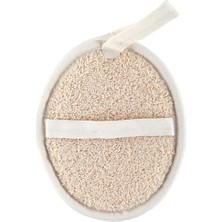 Kifi Doğal Kabak Oval Yüz Pedi - Çift Taraflı