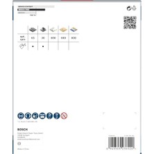 1 x Pro Multi Malzeme Delik Testeresi (Yumuşak Ahşap, Alçıpan Duvar Için, Ø 127 Mm, Profesyonel Aksesuar Matkap/tornavida)
