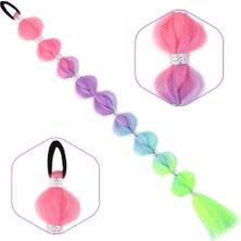 Beei Örgülü Aksesuarlı Lastikli At Kuyruğu / ACM15