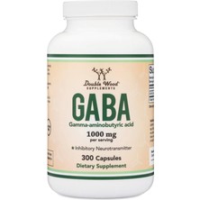 Double Wood Doublewood Ga.ba 1000,MG  300 Capsules.made In Usa.40.