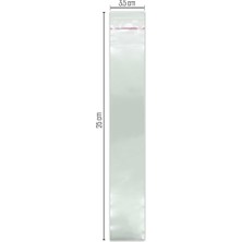 3.5*25 Bantlı OPP (Parlak-Şeffaf) Jelatin 1000 Adet