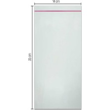 14*35 Bantlı OPP (Parlak-Şeffaf) Jelatin 100 Adet