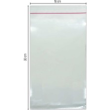 16*30 Bantlı OPP (Parlak-Şeffaf) Jelatin 100 Adet