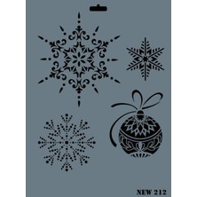 Beei Rich New Seri N-212 Stencil 35X25 cm