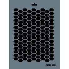 Beei Rich New Seri N-125 Stencil 35X25 cm