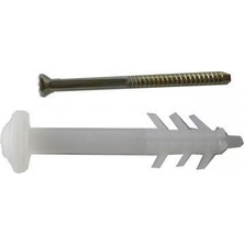 Beei Çivili Plastik Dubel 7X55 mm 20 Adet